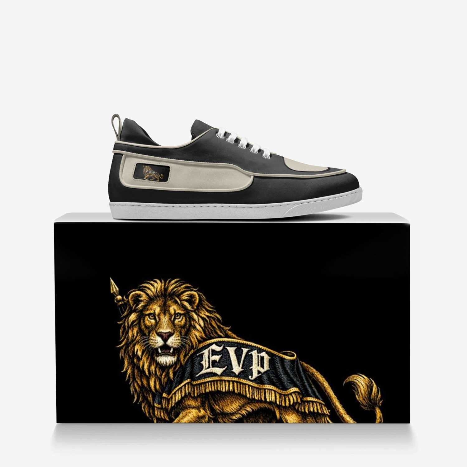 EVP sneakers with branded box